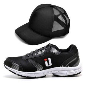 Tênis Preto com Chapéu Esportivo